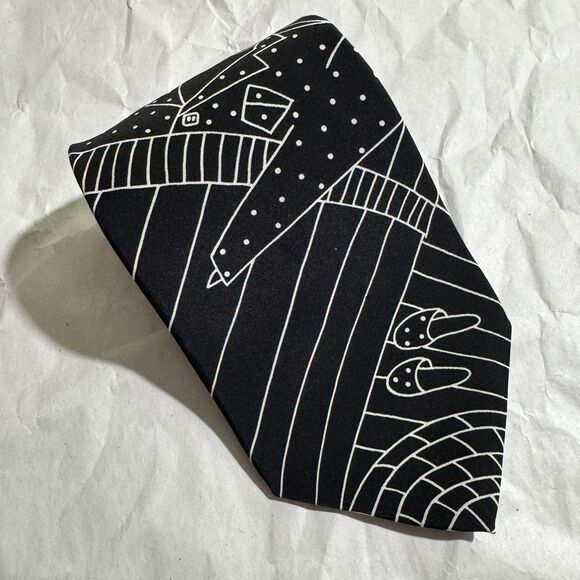 VTG BEATLES I Call Your Name Designer Suit TIE 56"x4" - Picture 1 of 6